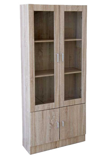 Mobile vetrina moderna marrone - mobile,