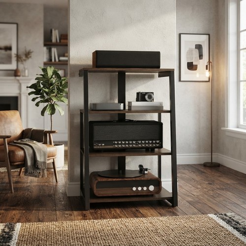 Elegante supporto hifi nero - elegante,